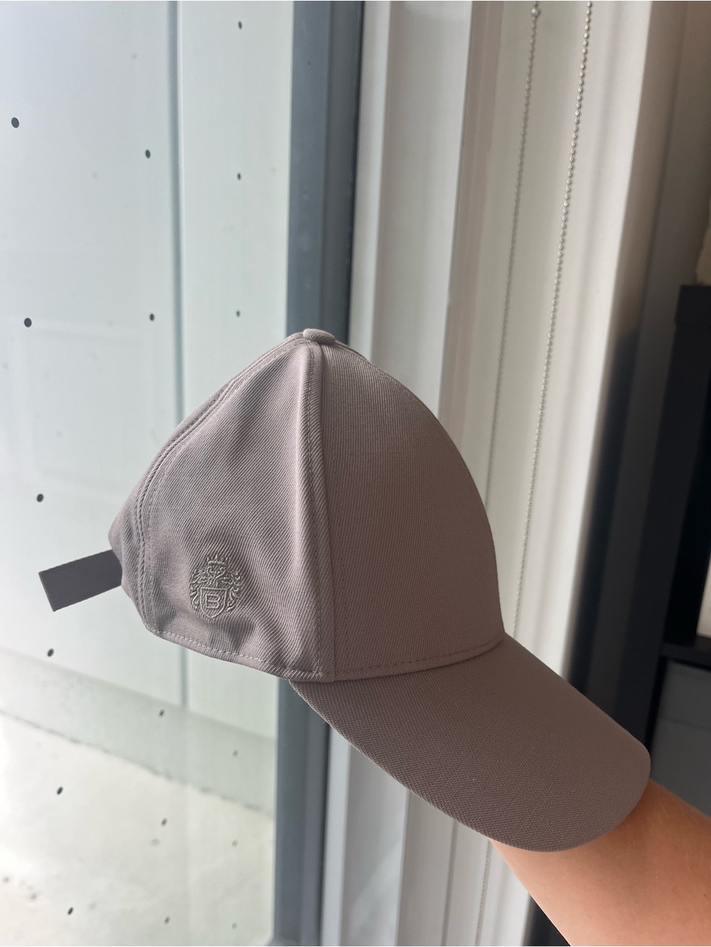 Aritzia Babaton Taupe Baseball Cap with Subtle Crest
